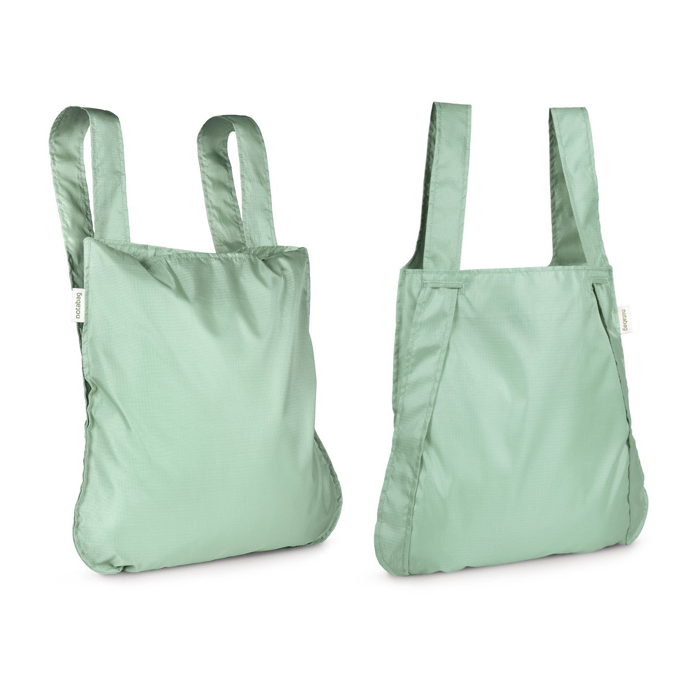 Notabag - Sac à dos et sac à main - Collection recyclée - Sauge