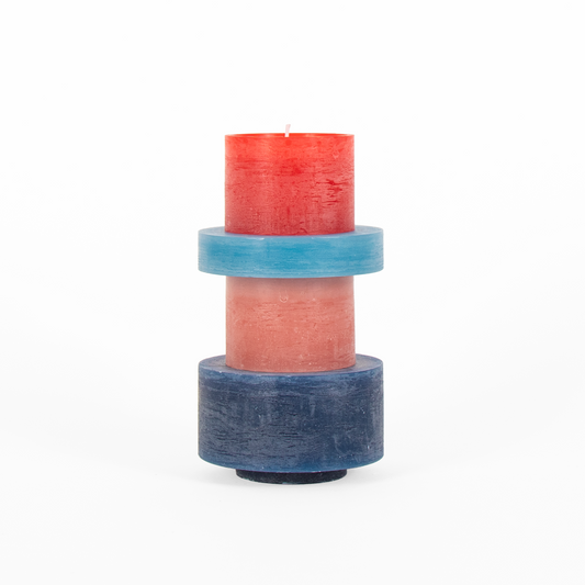 Stan Editions - Piles de bougies - Pile 04 - rouge et bleu