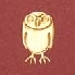 Yamazakura - Cashico - embossed card with gold foil printing - owl