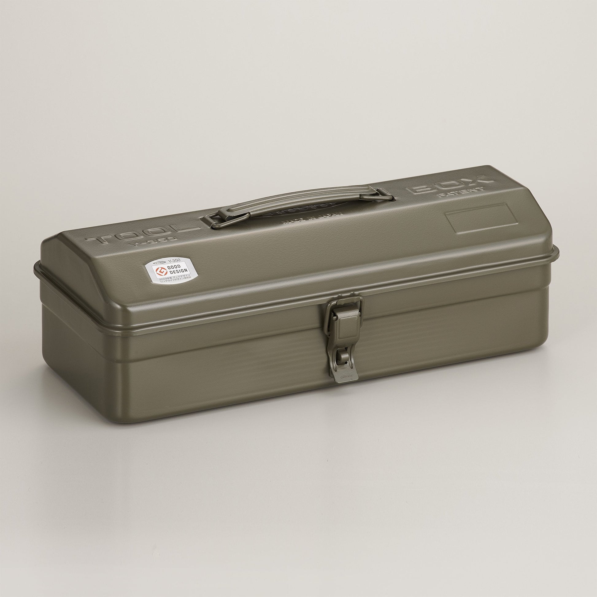 Steel Toolbox with Top Handle and Camber Lid, style Y-350