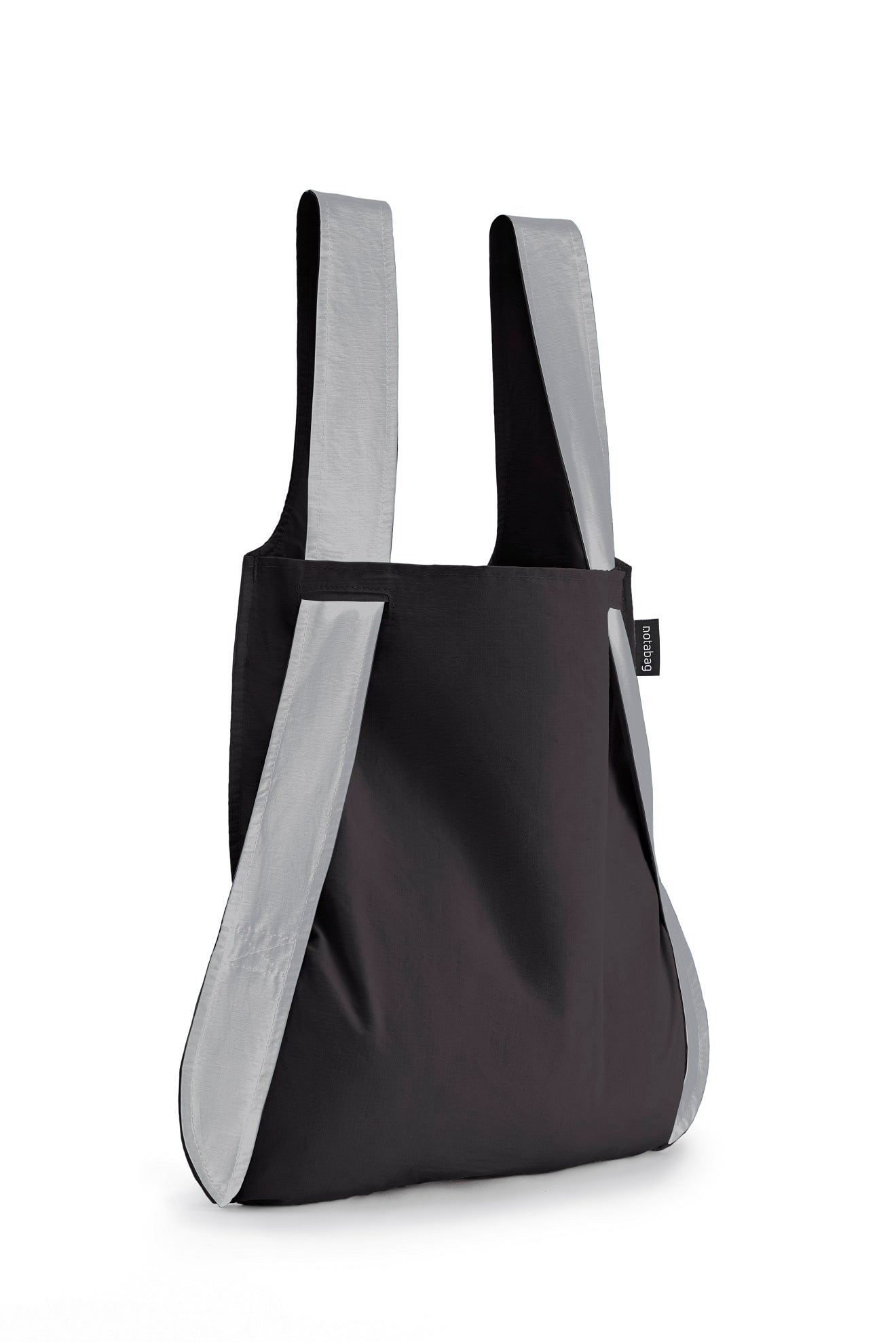 Notabag - Backpack & Handbag - Reflective Collection - black