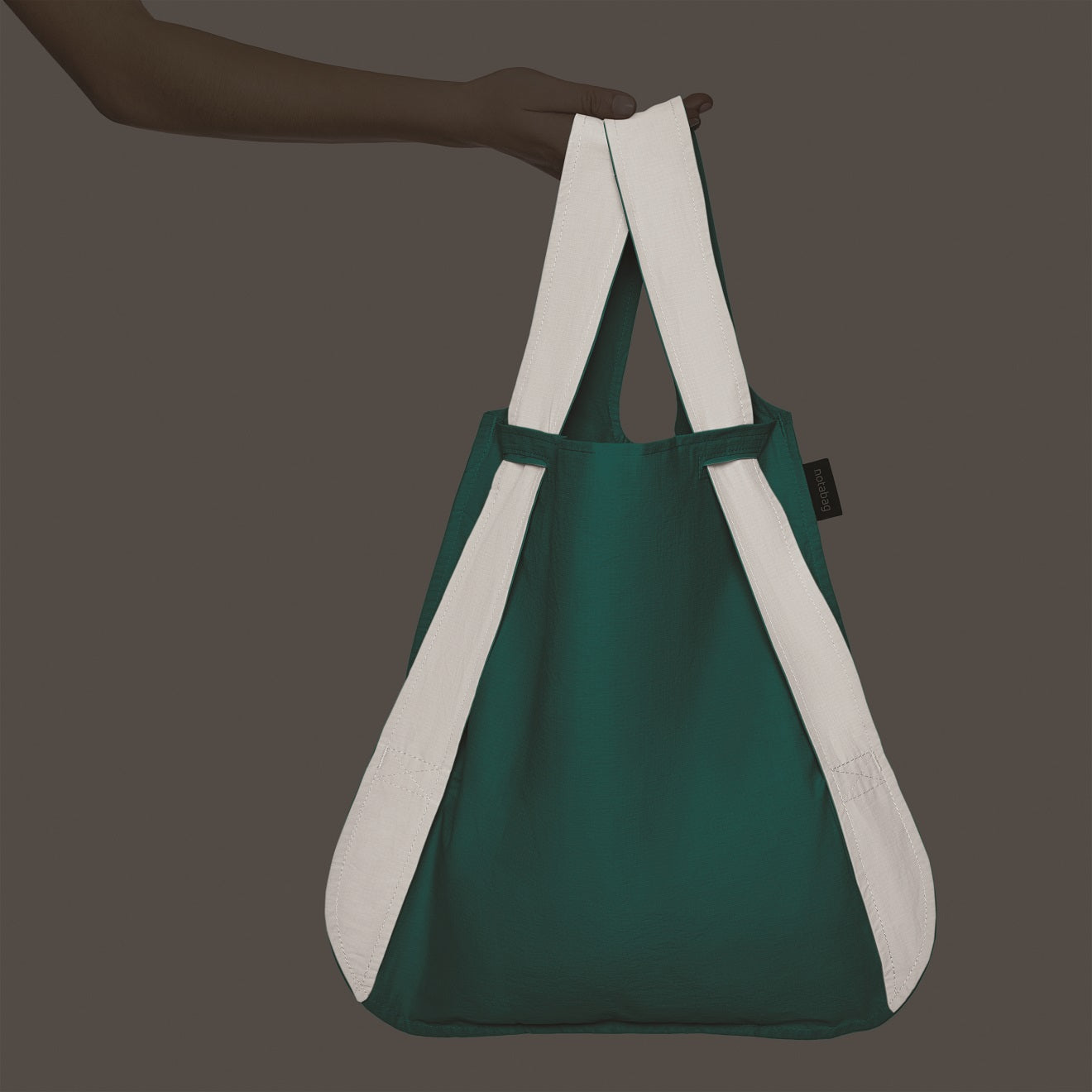 Notabag - Faltbare Rucksacktasche - Reflektierende Kollektion - mint