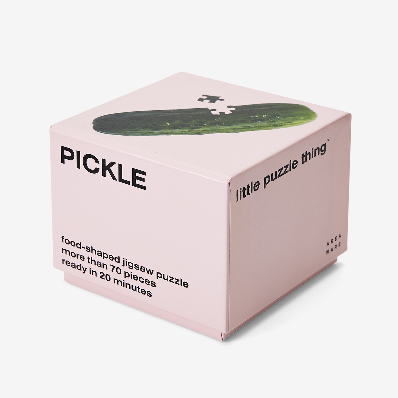 areaware food-shaped jigsaw puzzle pickle
