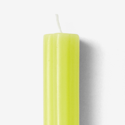 Areaware - Sculptural Candle Dusen Dusen - Set à 2, yellow