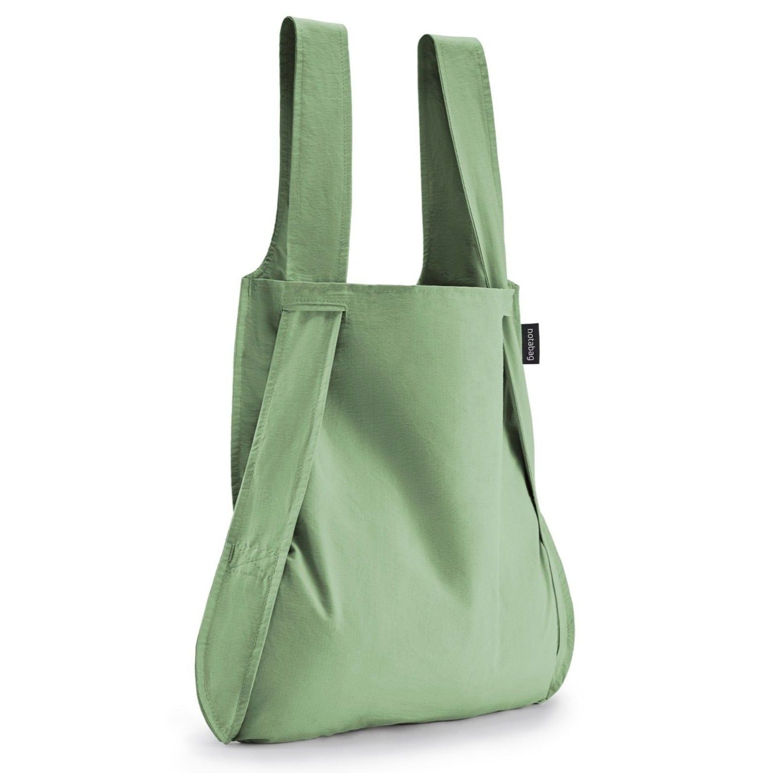 Notabag olive foldable bag and backpack 