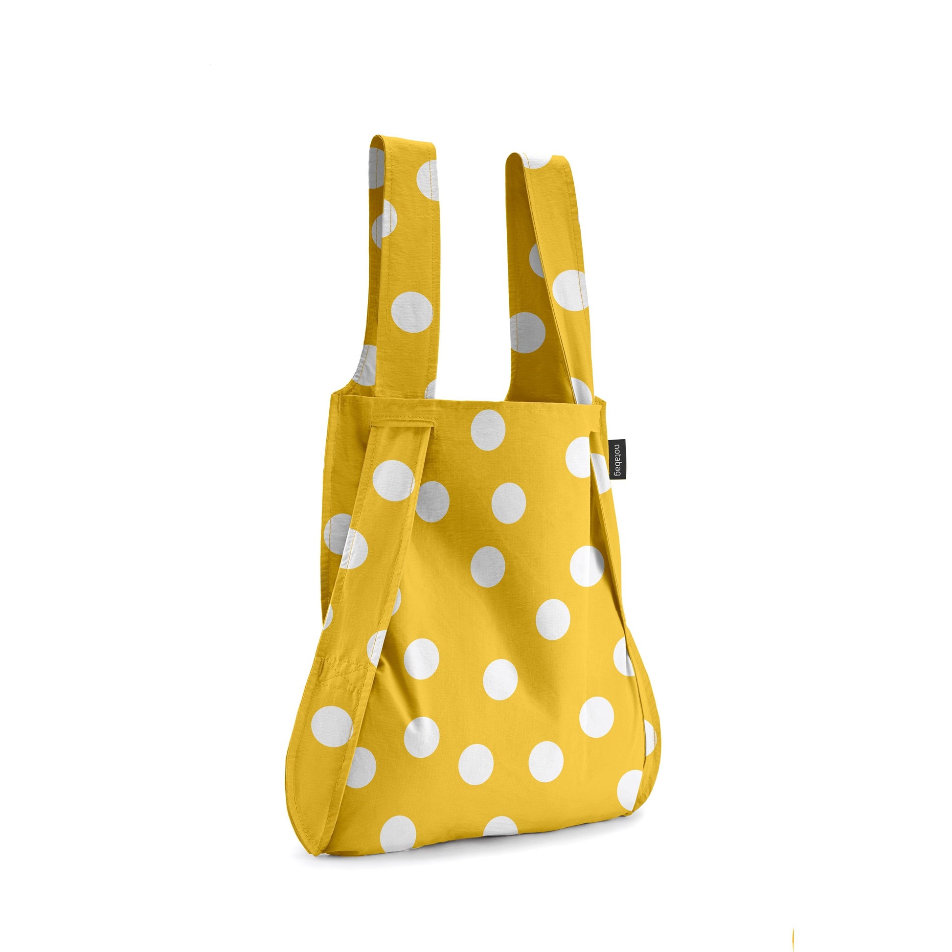 Notabag original golden dots foldable bag and backpack