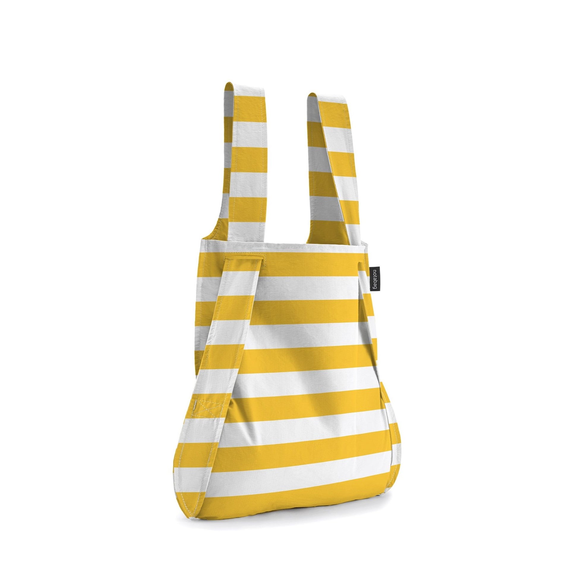 Notabag golden stripes foldable handbag / backpack