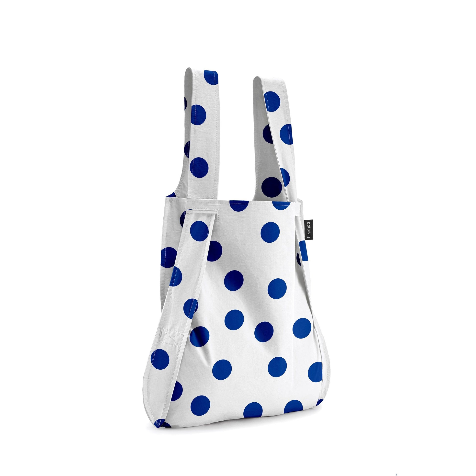 Notabag original marine dots foldable bag and backpack