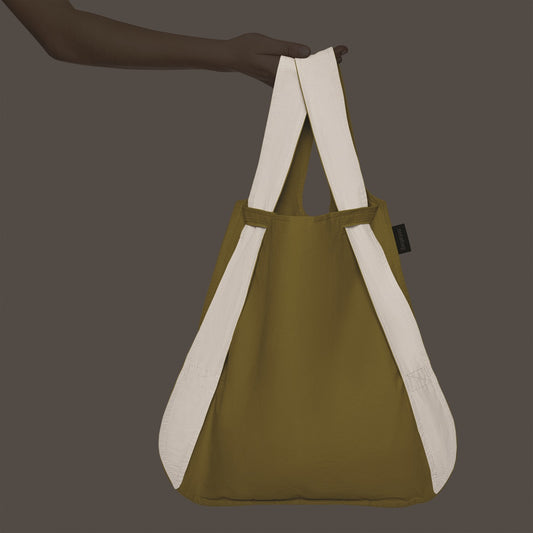 Notabag - Sac à dos et sac à main - Collection réfléchissante - jaune